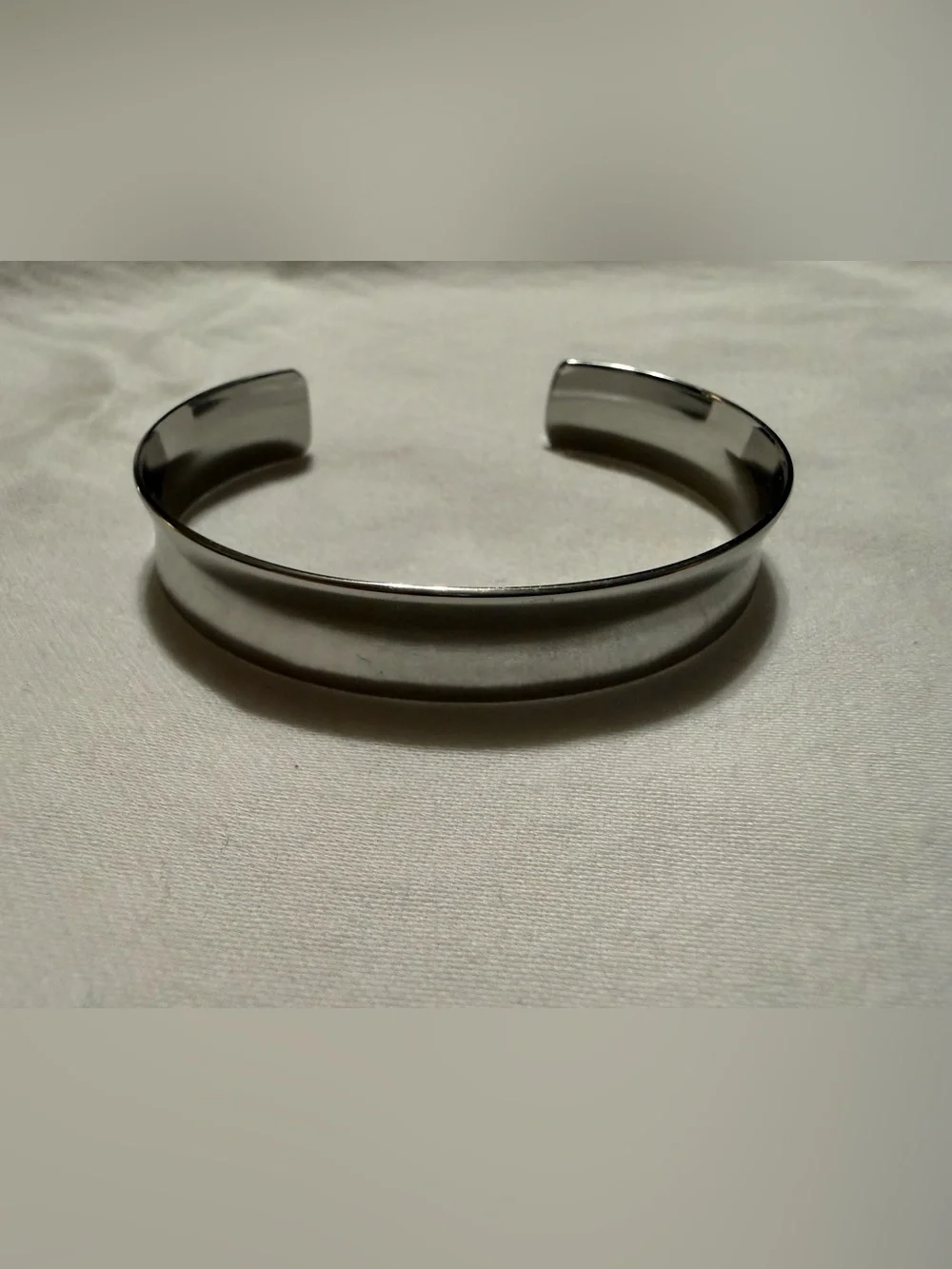 Lia Sophia Polished Silver Woman’s Open Cuff Bracelet